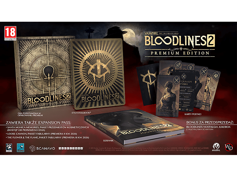 Vampire The Masquerade - Bloodlines 2 Edycja Premium Gra na PS5 – zdjęcie 2