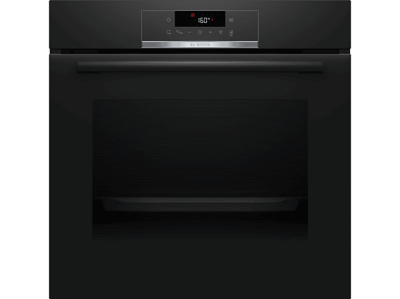 Bosch HBA572EB3, Serie 4, Multifunción, Pirolítico, 71 l, 3D Hotair, Función Air Fry, 60 cm, Negro