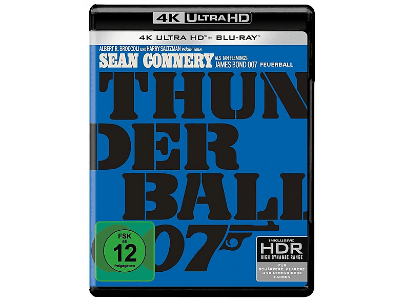 James Bond - Feuerball 4K Ultra HD Blu-ray + Blu-ray (FSK: 12)