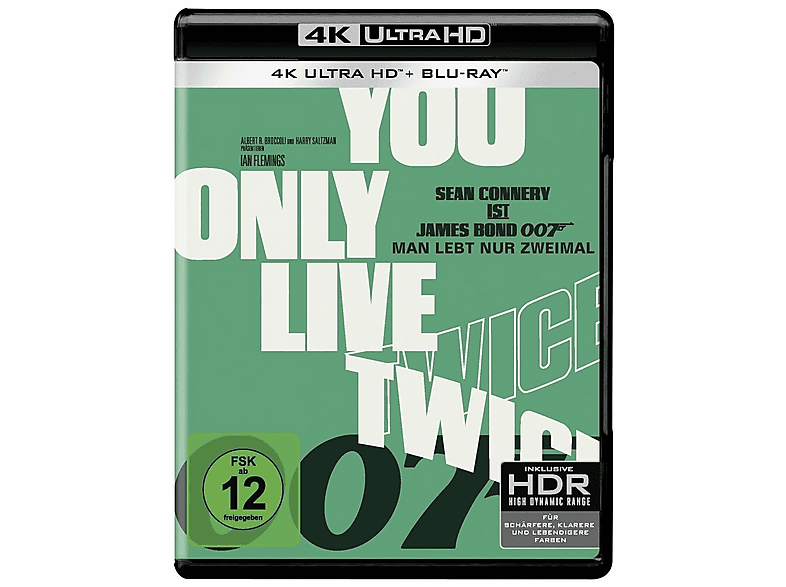 James Bond 007 - Man lebt nur zweimal 4K Ultra HD Blu-ray + Blu-ray (FSK: 12)