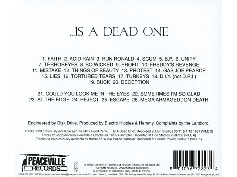 Thumbnail - Electro Hippies - The Only Good Punk...Is A Dead One (CD)