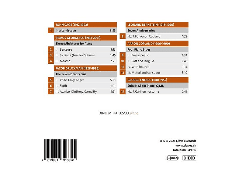 Thumbnail - Dinu Mihailescu - ROmerican Avant-Garde (CD)