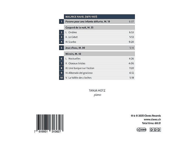 Thumbnail - Tanja Hotz - Piano Works (CD)