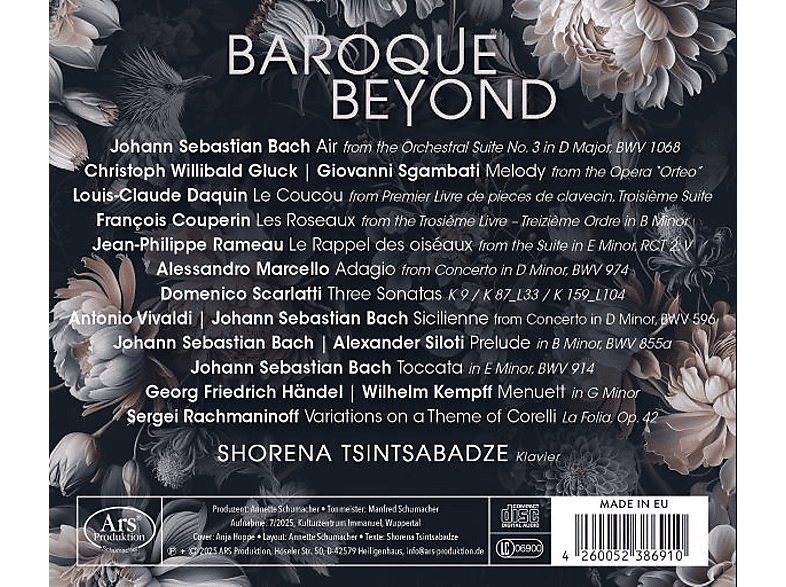 Thumbnail - Shorena Tsintsabadze - Baroque Beyond Werke für Klavier solo (CD)