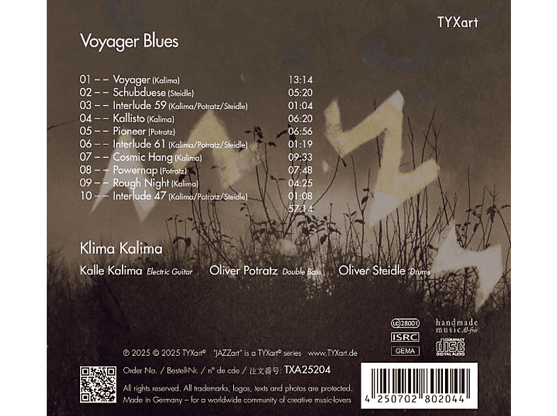 Thumbnail - Klima Kalima - Voyager Blues (CD)