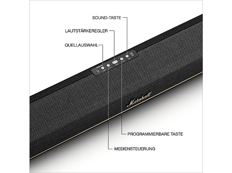 MARSHALL Heston 60, Soundbar, Black