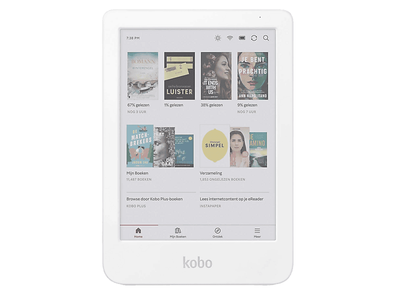 Kobo E-reader Clara Colour White