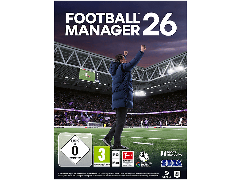 Football Manager 26 - PC [DVD-ROM]
