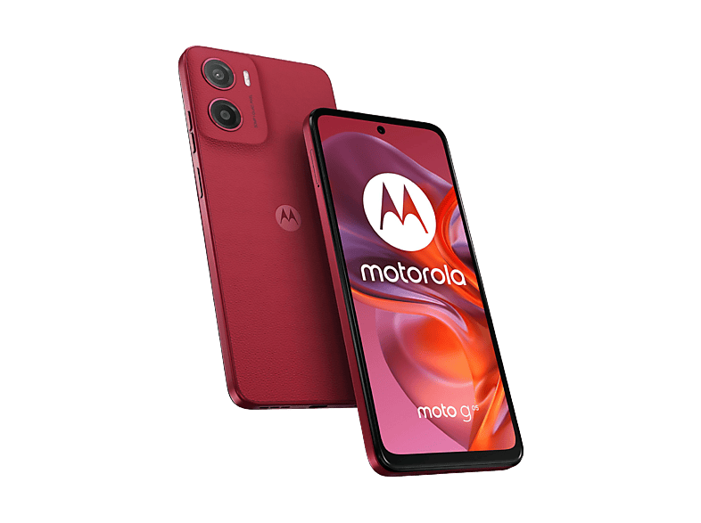 motorola g05, Plum Red, 256 GB, 4 GB RAM, 6.67 HD+, Mediatek Helio G81 Extreme (12 nm), 5200 mAh, Red