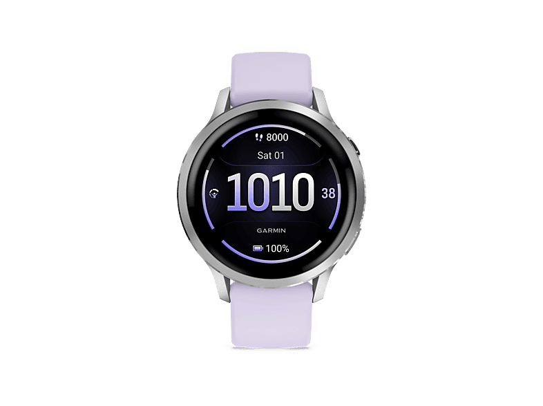 Garmin Venu 4 41mm Gray W/ Silver + Periwinkle