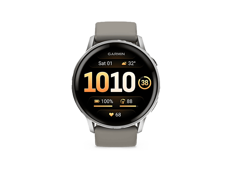 Garmin Venu 4 45mm Black W/ Silver + Gray