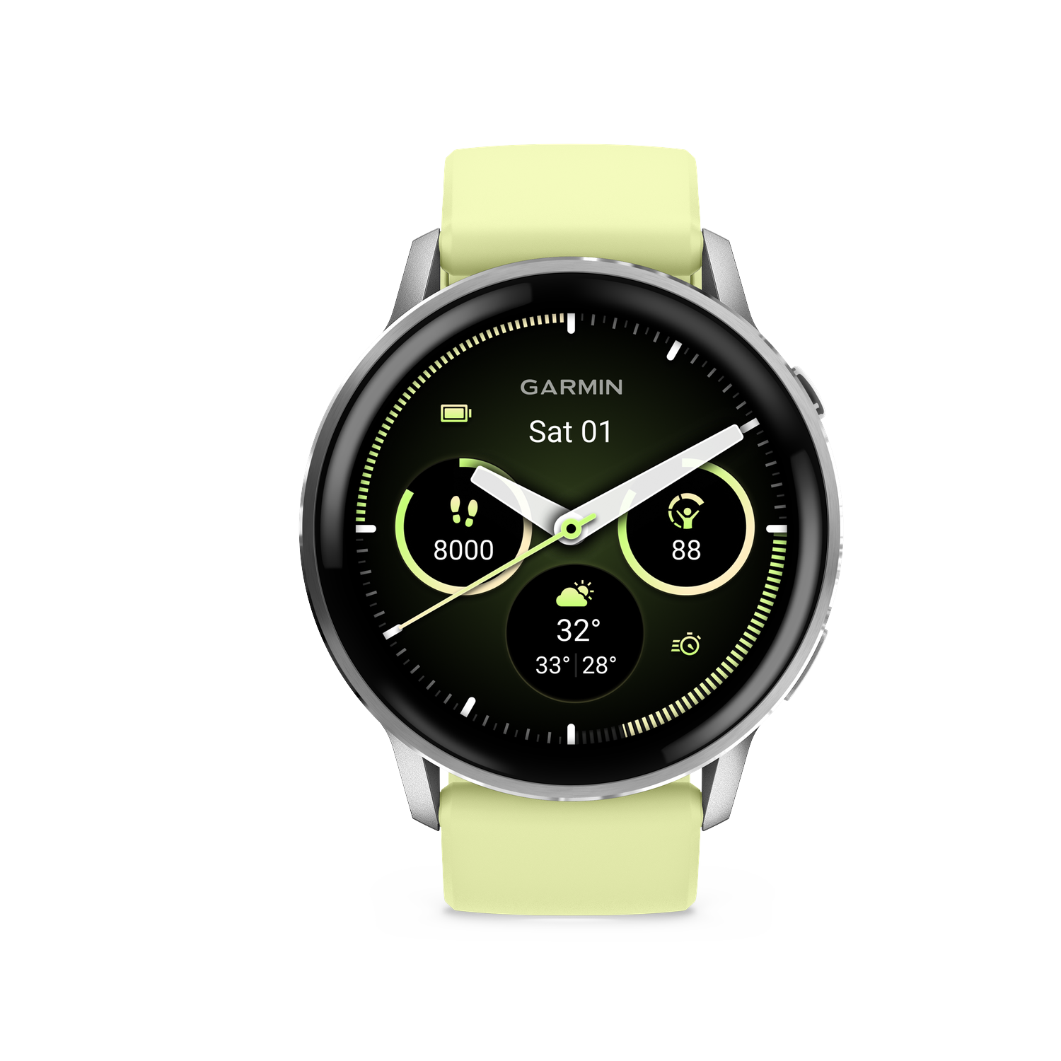 Garmin Venu 4 45mm Zilver/citroen Smartwatch Citroen