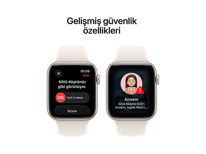 APPLE MEH34TU/A Watch SE 3 GPS 40mm Yıldız Işığı Alüminyum Kasa ve