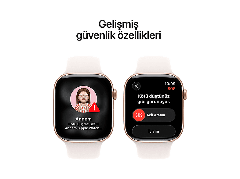 APPLE MEU44TU/A Watch Series 11 GPS 42mm Rose Altın Alüminyum Kasa