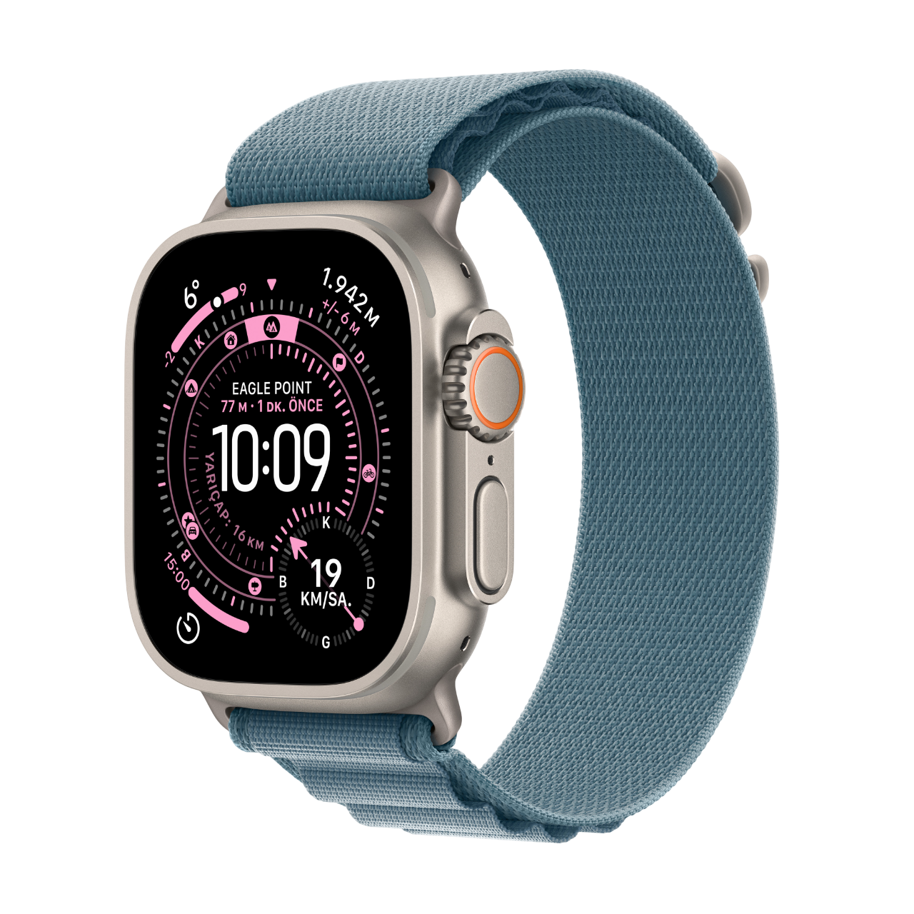 Apple Watch 3 箱付　99% APPLE MEWP4TU/A Watch Ultra 3 GPS + Cellular 49mm Doğal Titanyum