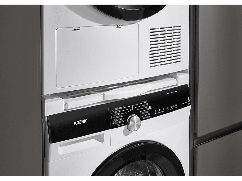 KOENIC KSK-1001 Zwischenbaurahmen (60 x 55 cm) mit integrierterm Wäscheständer (50 46