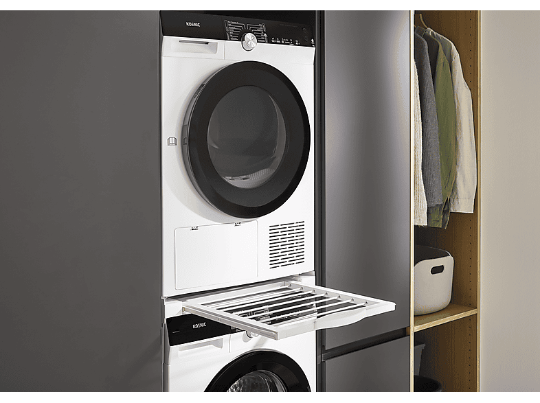 KOENIC KSK-1001 Zwischenbaurahmen (60 x 55 cm) mit integrierterm Wäscheständer (50 46