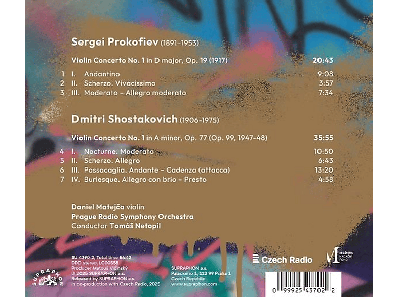 Thumbnail - Matejaa/Netopil/Prague RSO - Violinkonzerte (CD)