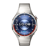 MediaMarkt HUAWEI Watch GT 6 Pro 46mm Smartwatch Titanium aanbieding