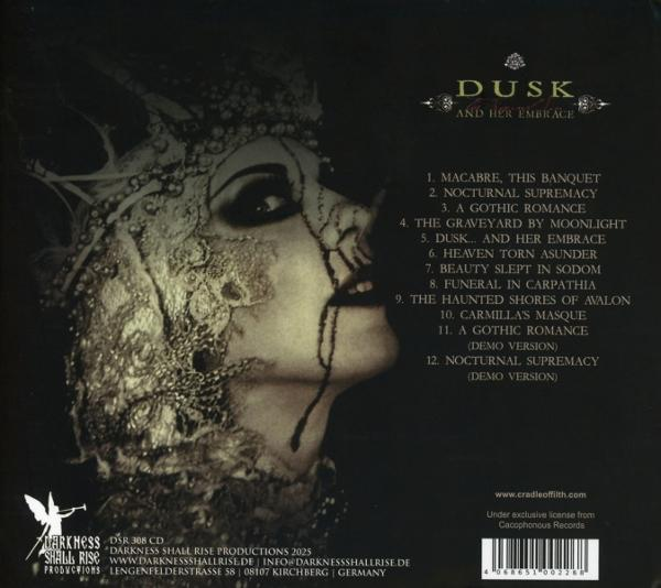 Albumcover mit Frauenporträt, dunklem Make-up und Krone. Text enthält Albumtitel und Titelliste.