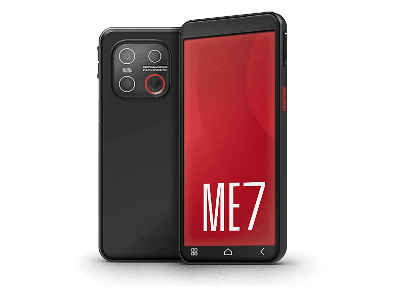 Emporia Me7, 128 GB, Nero Smartphone
