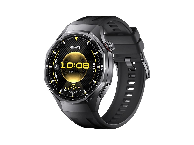 HUAWEI Watch GT6 Pro Smartwatch Fluorelastomerarmband, 140-210 mm, Schwarz