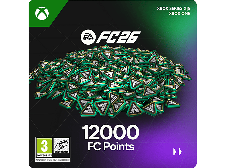 Xbox Series X S & One EA SPORTS FC™ 26 12000 FC POINTS (Código de descarga) (*Juego base se vende por separado)