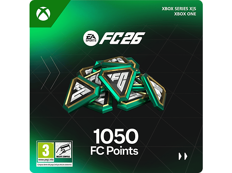 Xbox Series X S & One EA SPORTS FC™ 26 1050 FC POINTS (Código de descarga) (*Juego base se vende por separado)