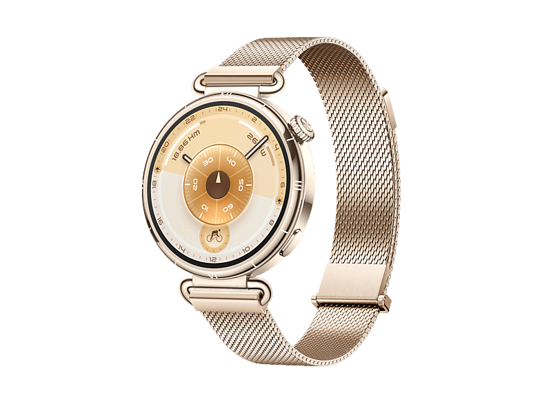 HUAWEI Watch GT6 41 Smartwatch Milanese-Armband, 130-190 mm, Gold