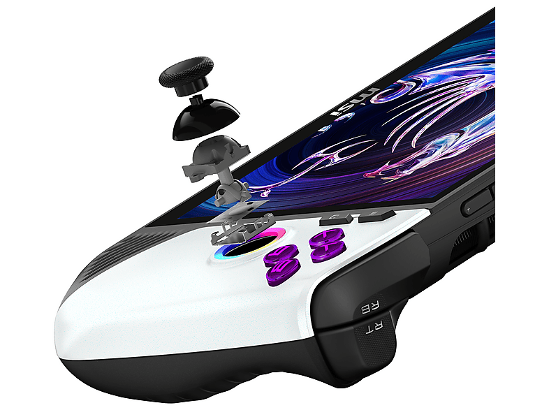 MSI Claw 8 AI+ Polar Tempest Edition A2VM-091, Core Ultra 7 258V, 32GB RAM, 2TB SSD; Windows 11----Gaming Handheld — Foto 4 von 5