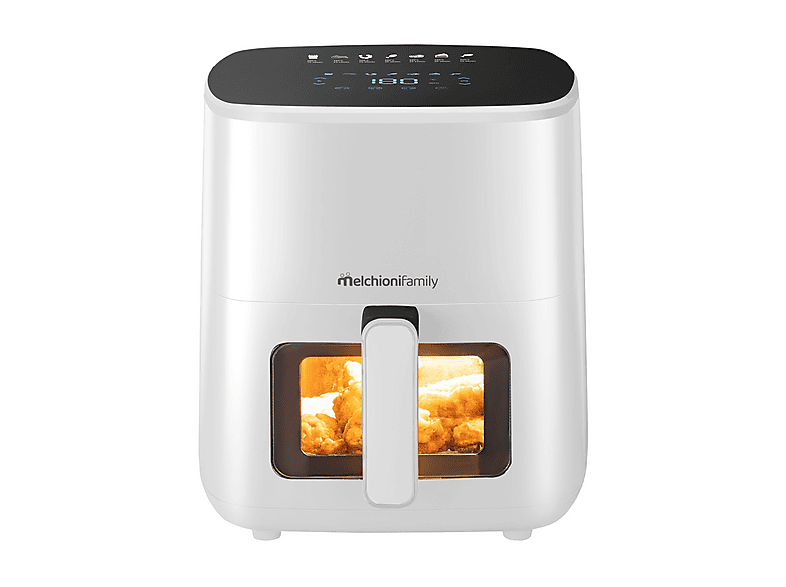 Melchioni Family Marianna NEW White Friggitrice AD Aria, capacità 5 l, Max potenza 1500 W, Bianco / Plastica