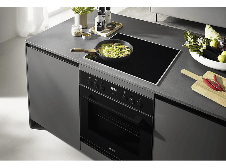 Thumbnail - KOENIC KBC 2451 A B, Einbauherdset (Glaskeramikkochfeld, A, 77 l)