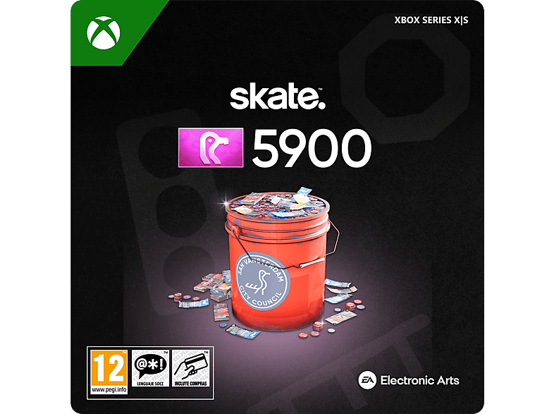 Xbox Series X S skate.™ - 5900 pavos de San Van (Código descarga) (*Juego base se vende por separado)