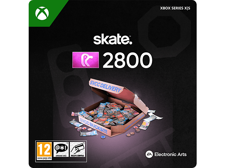 Xbox Series X S skate.™ - 2800 pavos de San Van (Código descarga) (*Juego base se vende por separado)