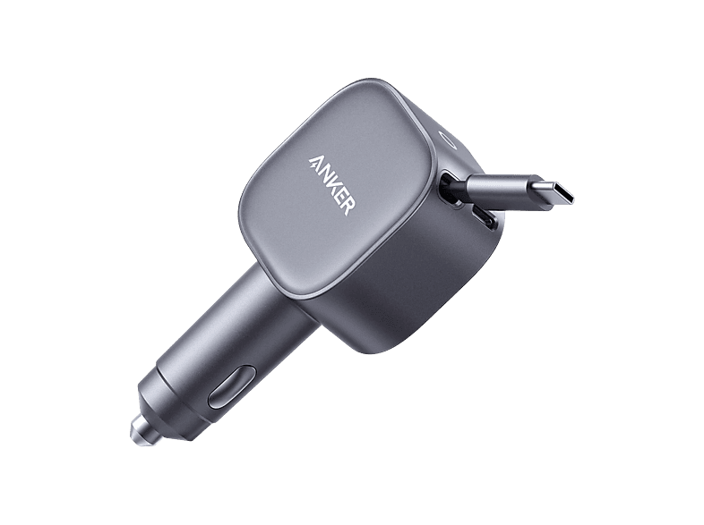 ANKER Nano 75W Makaralı Araç İçi Şarj Cihazı Siyah Fiyat & Özellik