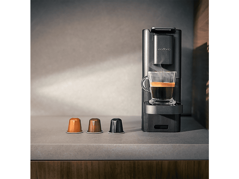 Cecotec Cafetera Superautomática Compacta Cremmaet Cube. 1350W, Sistema de Prens