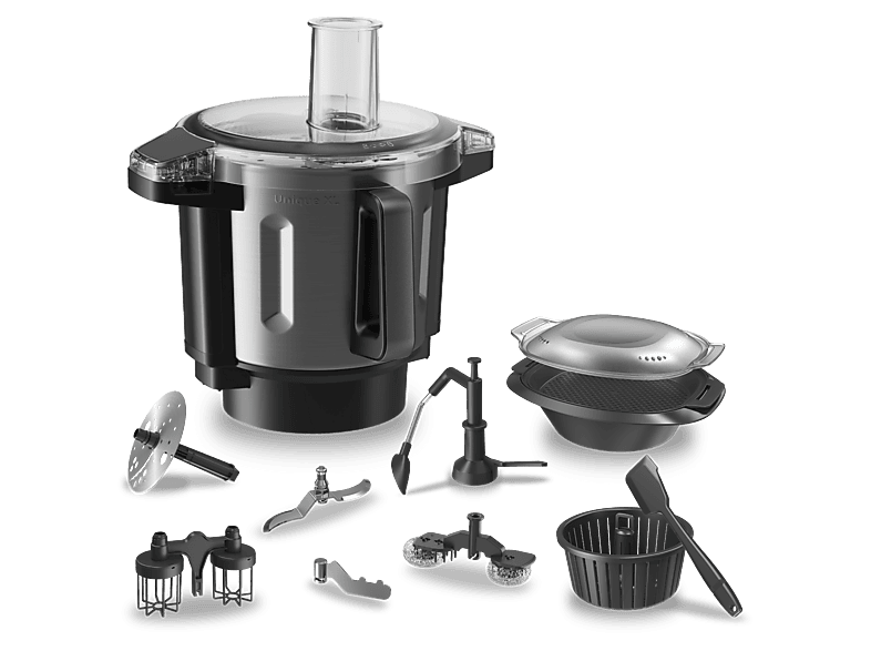 Robot de cocina - Cecotec Mambo cooking Jarra Unique & Accessories, 2200 W, Inox