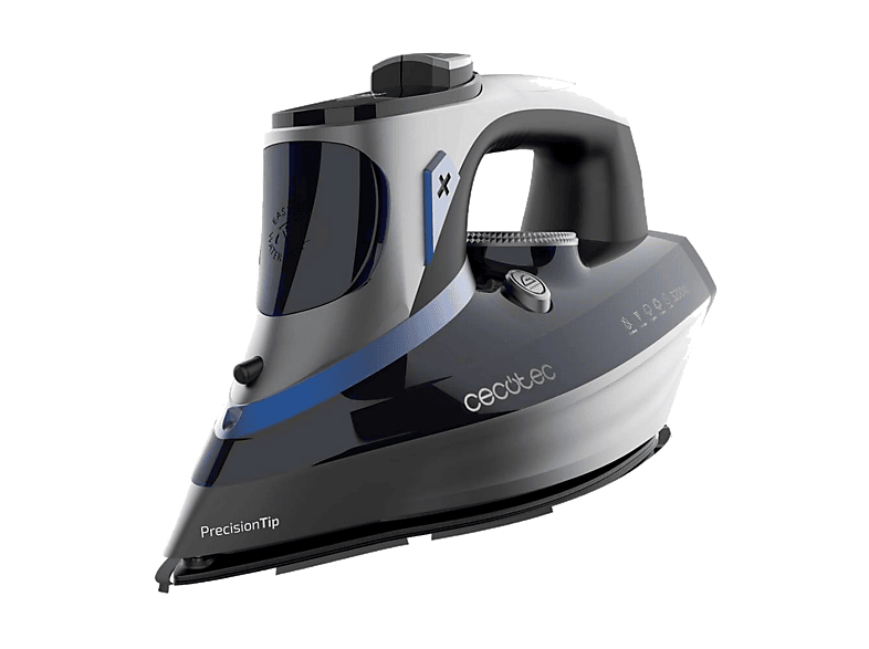 Cepillo de vapor y plancha - Cecotec IronHero 3200 Smart Absolute, W, 270 g/min, Suela anodizada ultradeslizante Turbo Anodized Pro, Negro