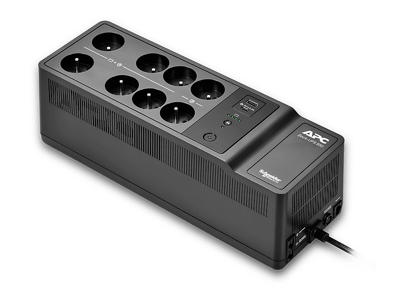 APC Back-UPS 850VA, 230V, porty ładujące USB typu C i A BE850G2-FR – zdjęcie 2