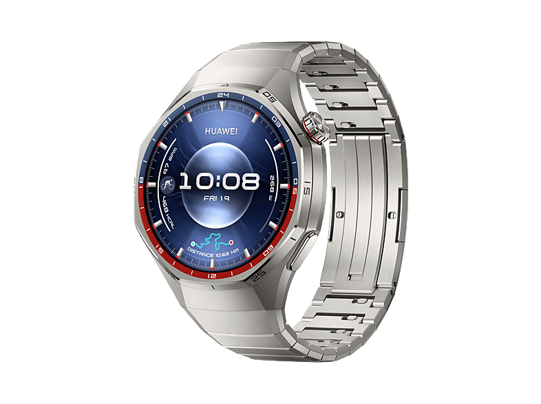 Huawei Watch GT6 Pro, 46mm, Pantalla AMOLED, 21 días Autonomía, Monitorización avanzada de Salud, BT, Resistente al Agua, ECG, Titanio