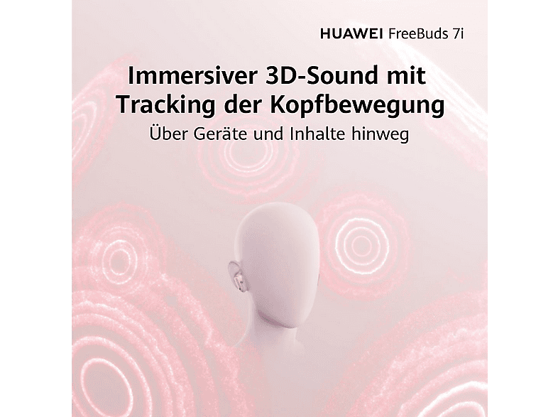 Thumbnail - HUAWEI FREEBUDS 7I WHITE, In-ear Kopfhörer Weiß