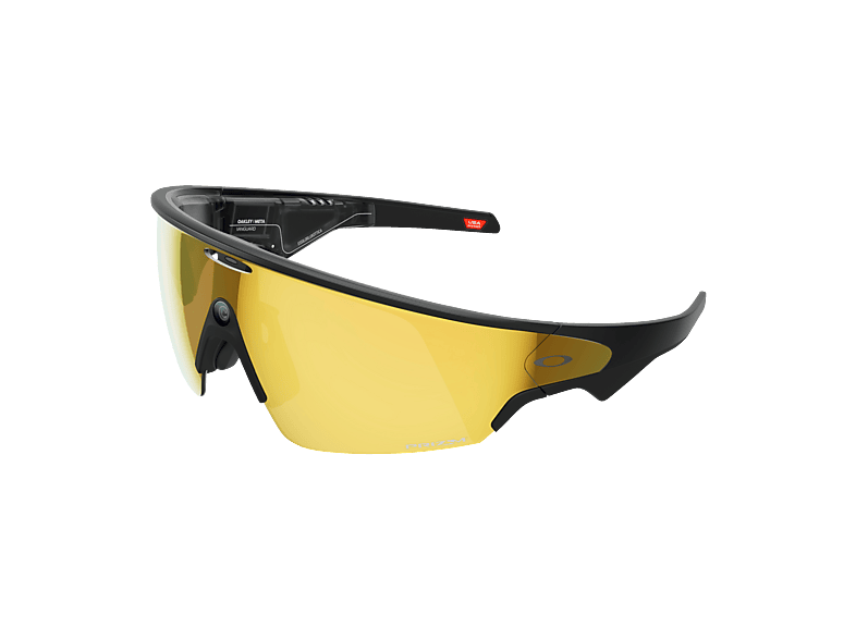 META Oakley Vanguard - mit Meta AI, Audio-, Foto- und Videofunktion - Black, Prizm 24K AI Glasses