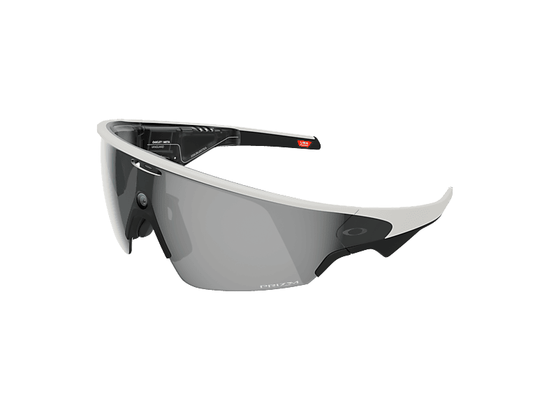META Oakley Vanguard - mit Meta AI, Audio-, Foto- und Videofunktion - White, Prizm Black AI Glasses