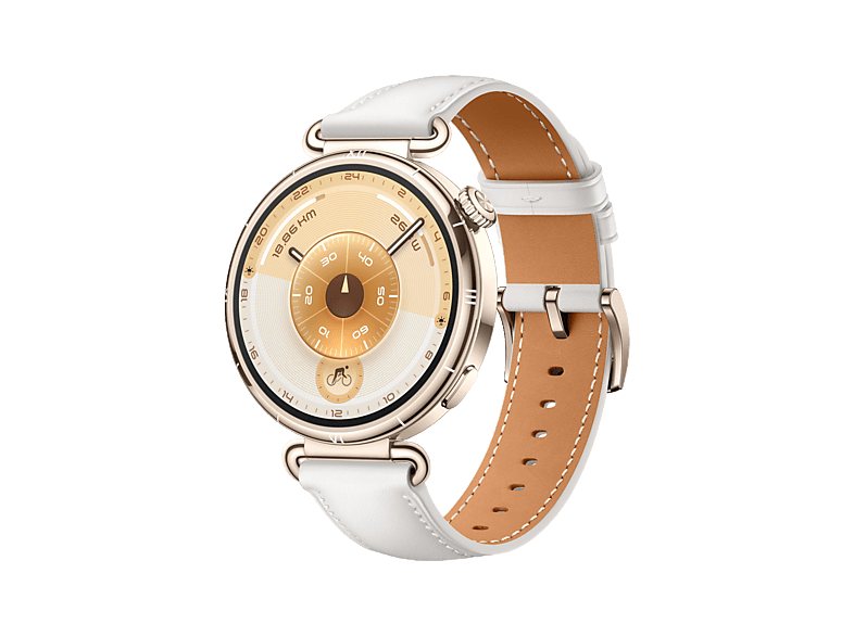 Smartwatch - Huawei Watch GT6, 41mm, Pantalla AMOLED, 21 días Autonomía, Monitorización avanzada de Salud, Bluetooth, Resistente al Agua, Blanco