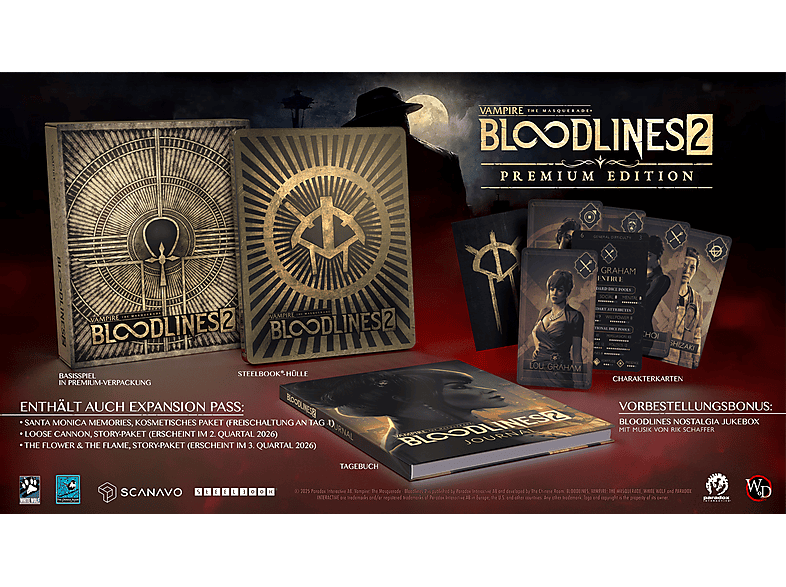 Thumbnail - Vampire: The Masquerade Bloodlines 2 Premium Edition - [PlayStation 5]
