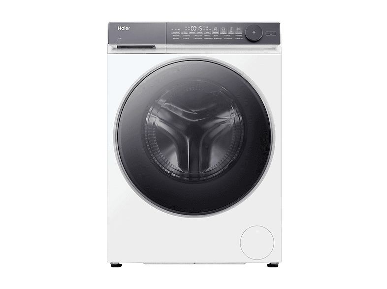 Haier Hwd120-B14367Uit Lavasciuga, Caricamento frontale, capacità lavaggio 12 kg, asciugatura 8 14 programmi, Profondità 67 cm, Bianco, Argento,