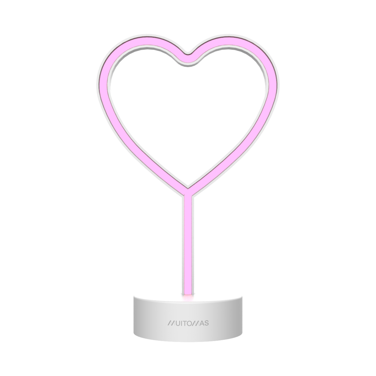 Luce A LED Muitomas Lampada Cuore Usb-C, Bianco