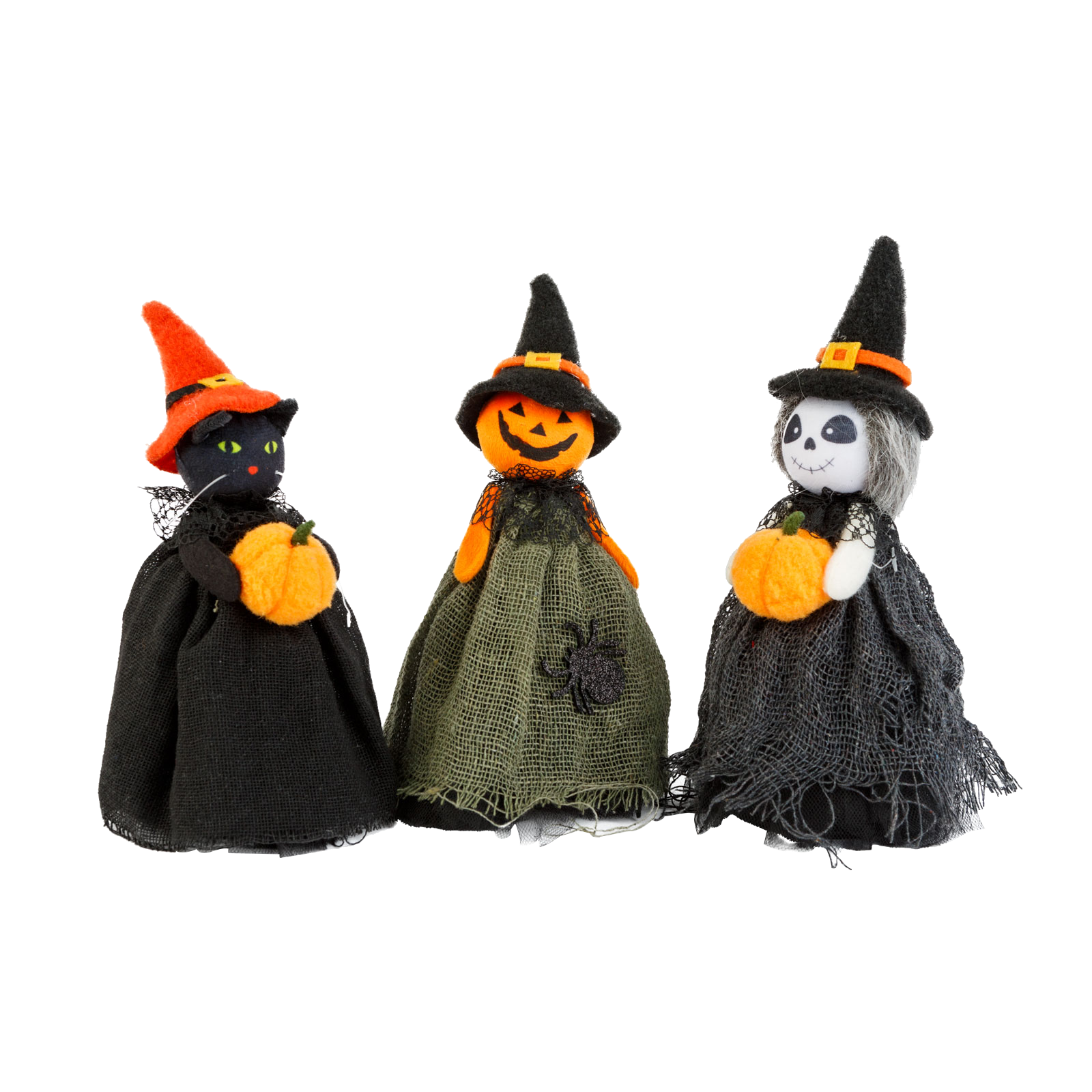 @HOME-HALLOWEEN Halloween-i dekoráció, szellem, macska, tökfej (56578)