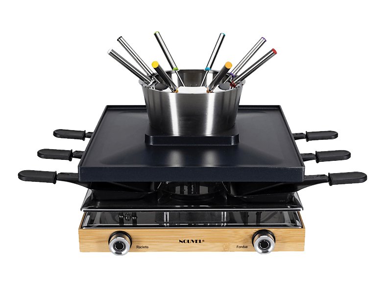 NOUVEL Prime 3in1 Raclette, Braun/Schwarz