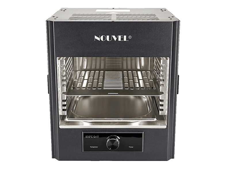 NOUVEL Taurus Hochtemperatur-Grill, Schwarz (2300 W)